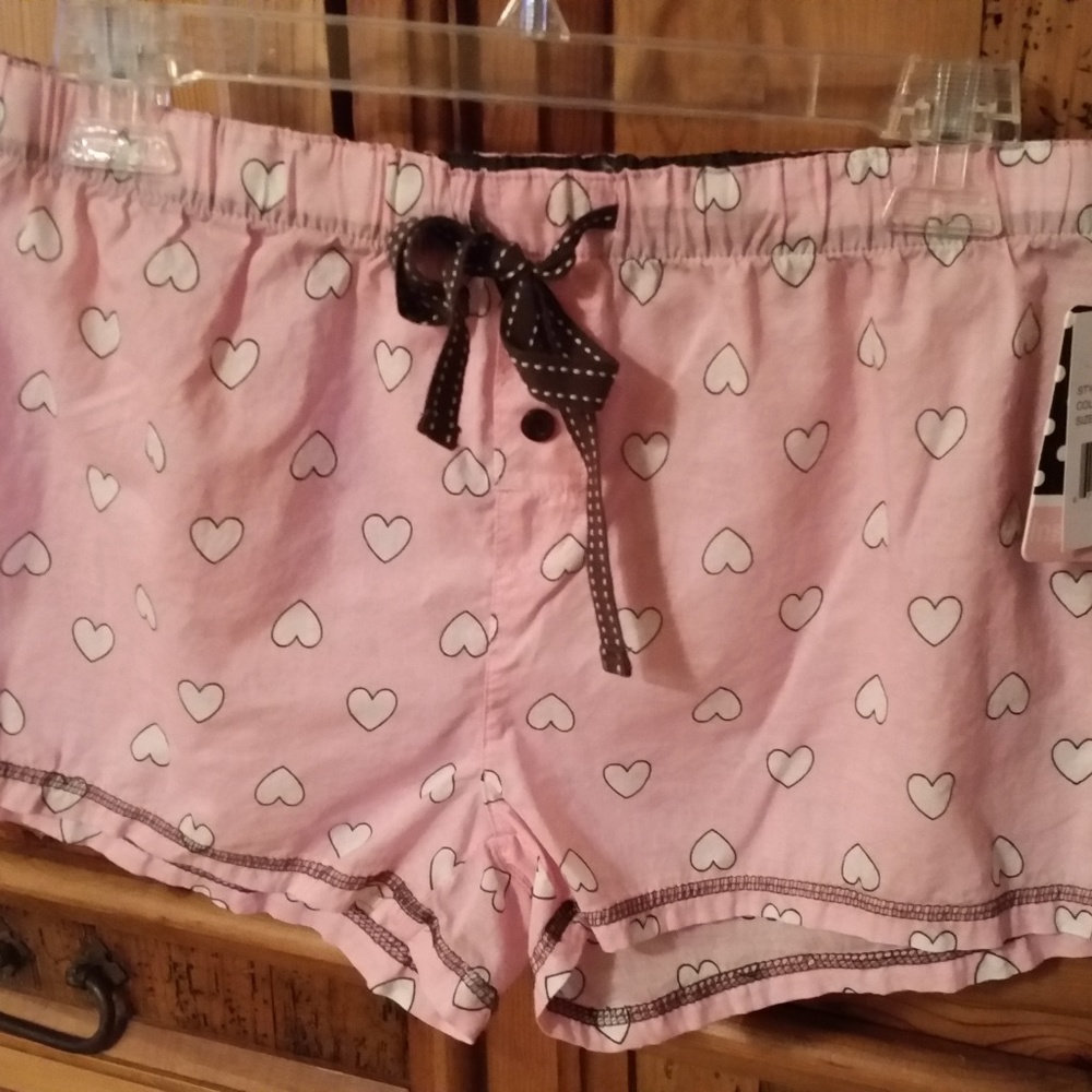 Insomniax Linen Sleep Shorts  *Pink*  Small